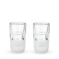 Host Host 1743 Glass Freeze Shot Glass; Clear - Set of 2 1743